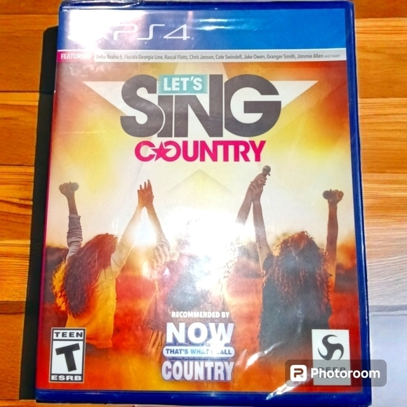 Still In Box Never Played PS4 Let's Sing Country Video Game